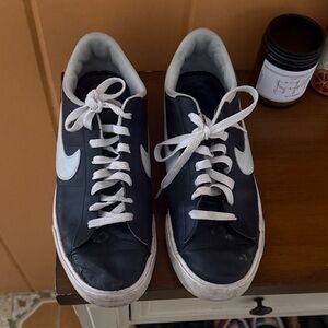 Nike Navy and White Sneakers
